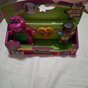 Barney's World Pink Barney & Friend Playset - Imaginative Kids Toy